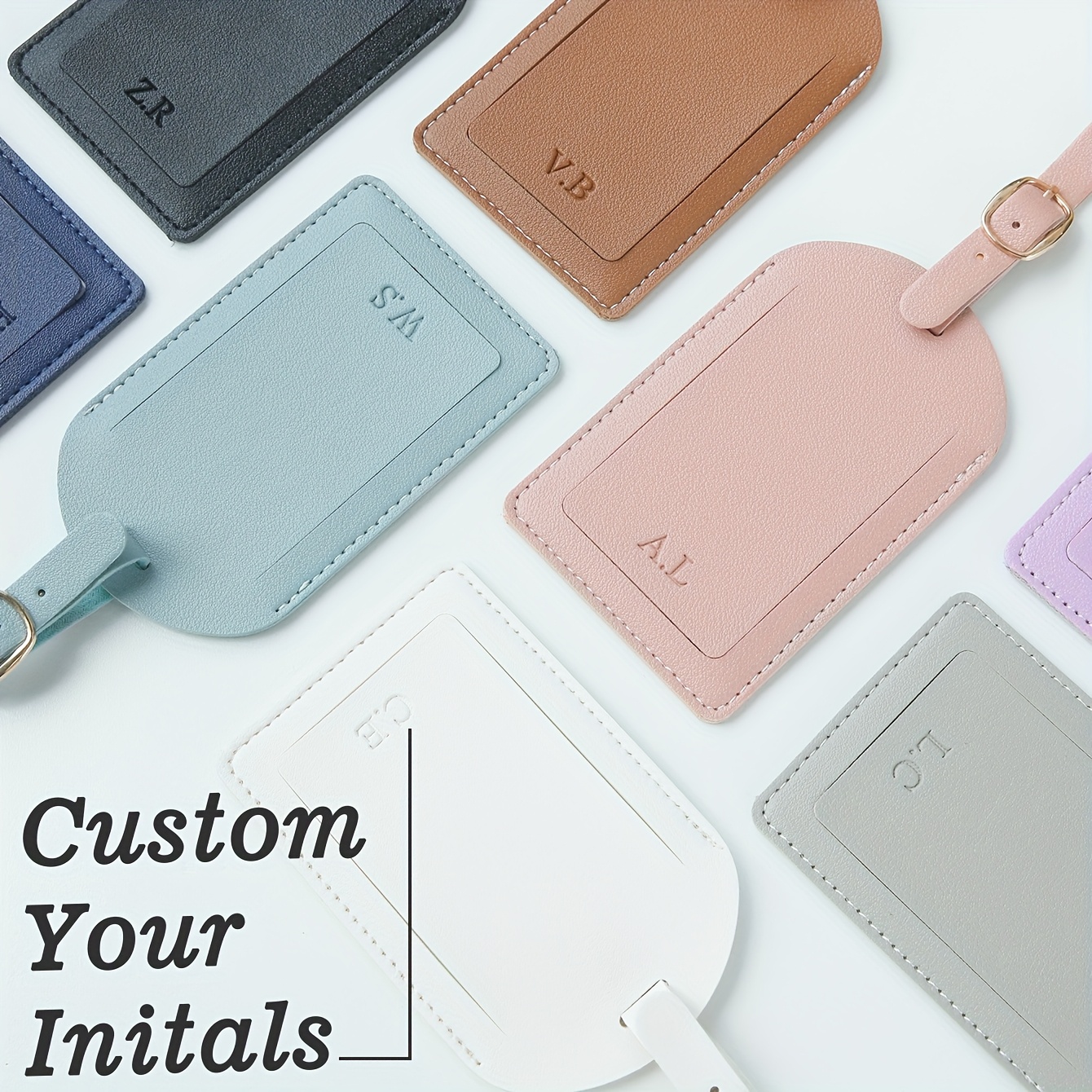 Travel Accessories Sale - 1PC Custom Initials Luggage Tag for