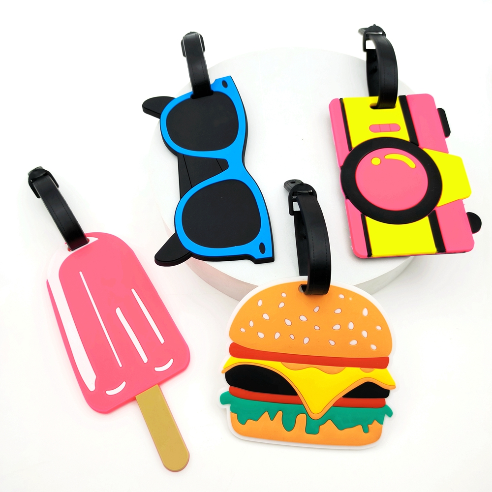 Travel Accessories Sale - 1pc Hamburg ice cream luggage tag,