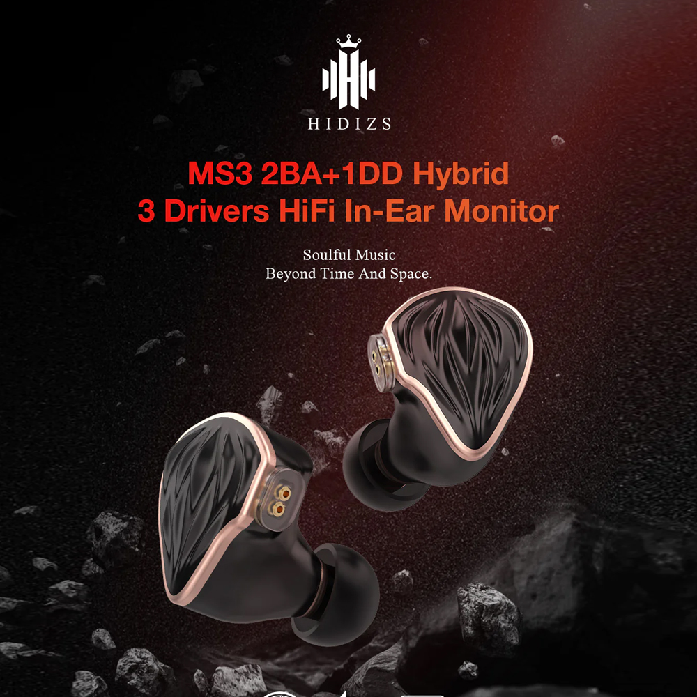 Earplug Set Foam - Hidizs MS3 In-Ear HiFi Earphone 2BA+1DD