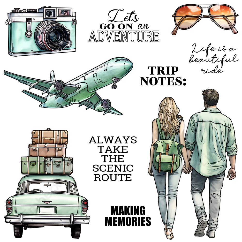 Travel Umbrella Compact - Mangocraft Couples' Travel Adventure Tour Metal