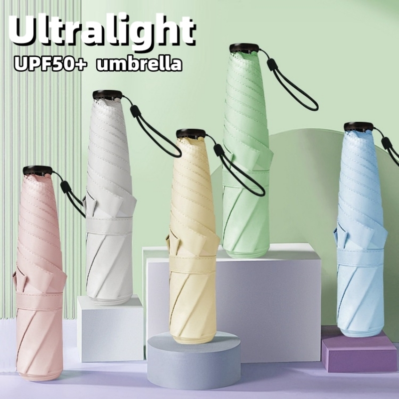 Travel Umbrella Compact - Ultra-light UPF50+ Umbrella Carbon Fiber Sun