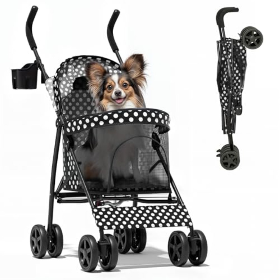 Travel Umbrella Compact - Magshion Compact Pet Stroller for Small-Medium