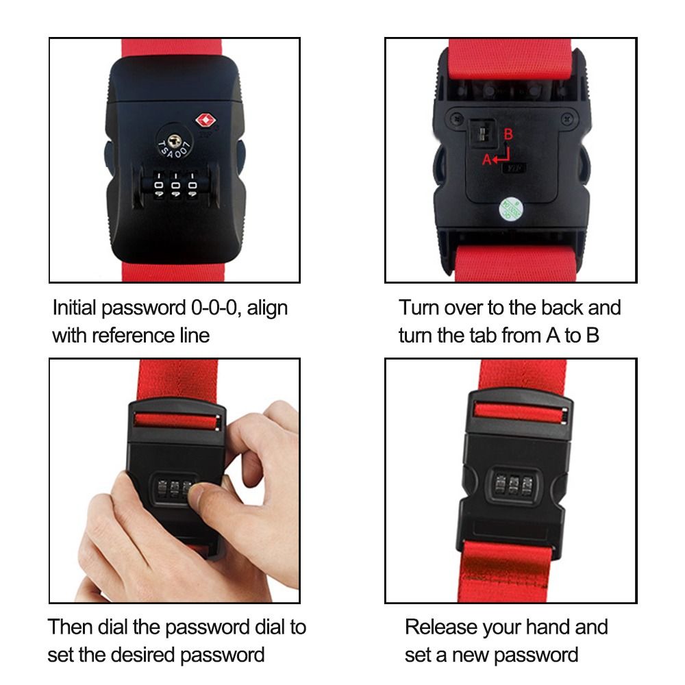 Adjustable Travel Suitcase Ban - Travel Lock Tsa Approved recensione e prezzo
