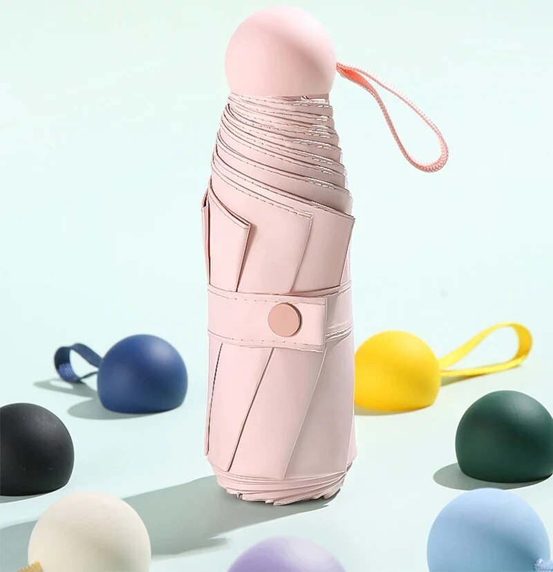1pc Travel Umbrella With 6 Rib - Travel Umbrella Compact recensione e prezzo