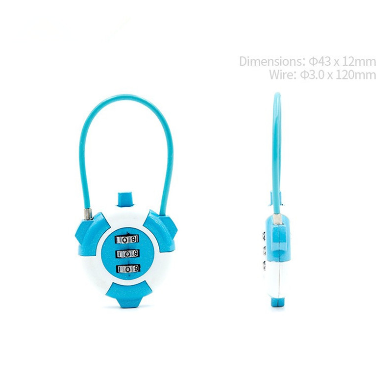 3 Digit Combination Cable Lock - Travel Lock Tsa Approved recensione e prezzo