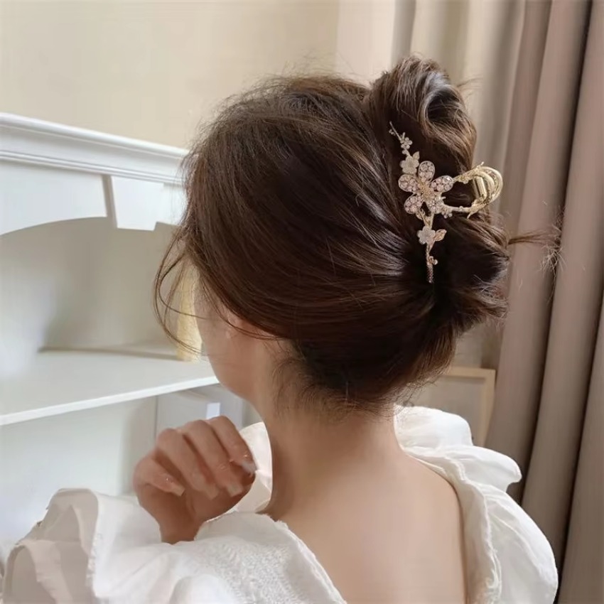 1 Pcs Metal Hair Claw Pearl Ha - Travel Accessories Girls recensione e prezzo
