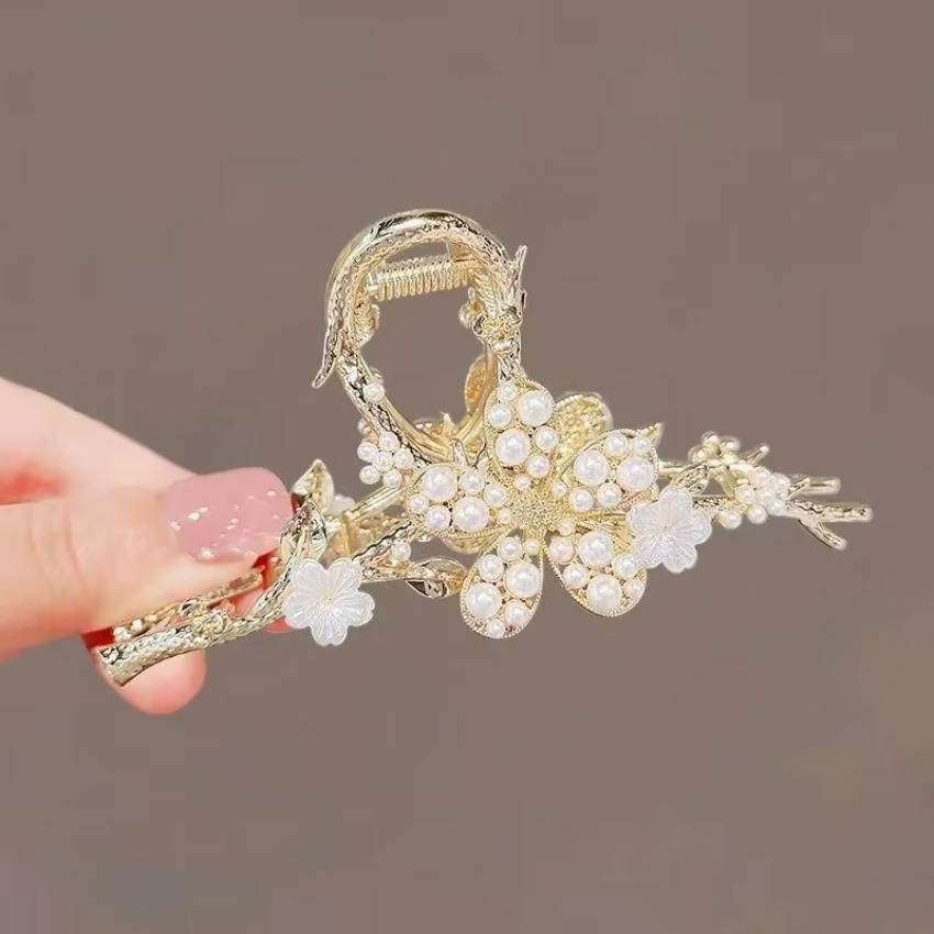 1 Pcs Metal Hair Claw Pearl Ha - Travel Accessories Girls recensione e prezzo