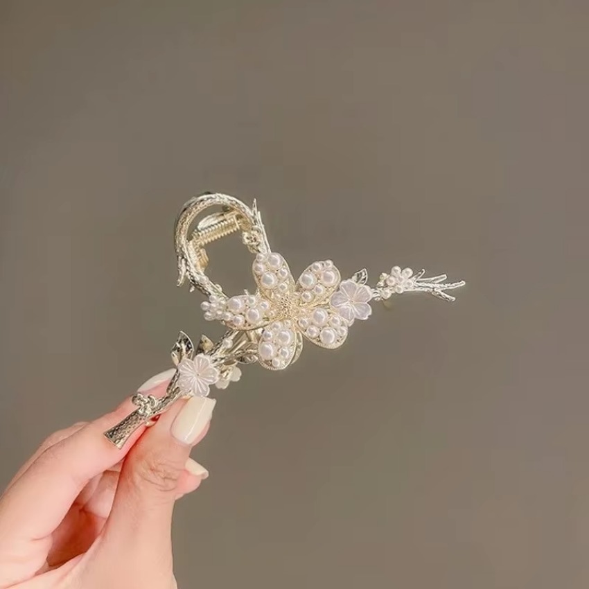 1 Pcs Metal Hair Claw Pearl Ha - Travel Accessories Girls recensione e prezzo