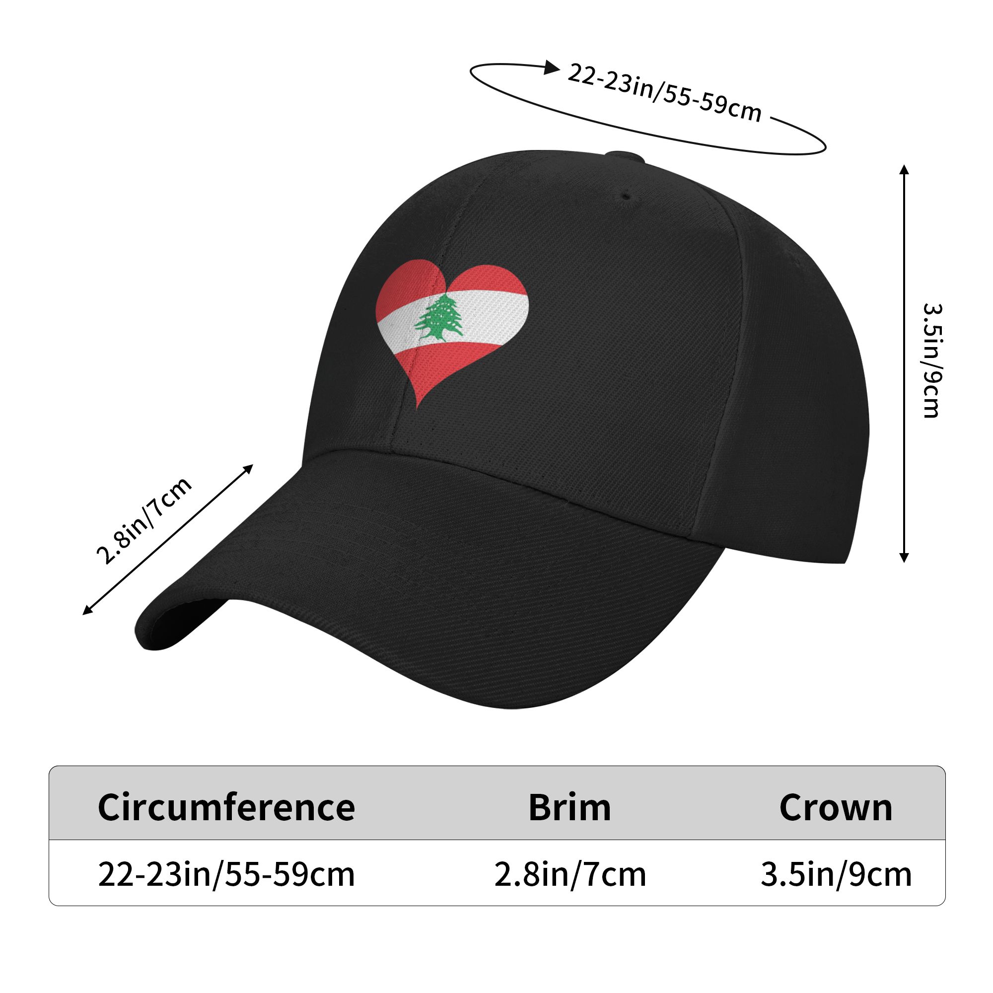 Men Women Lebanon Flag Heart A - Travel Accessories Lebanon recensione e prezzo