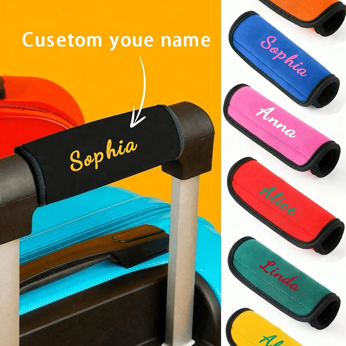 Custom Name Luggage Handle Cov - Travel Accessories Sale recensione e prezzo