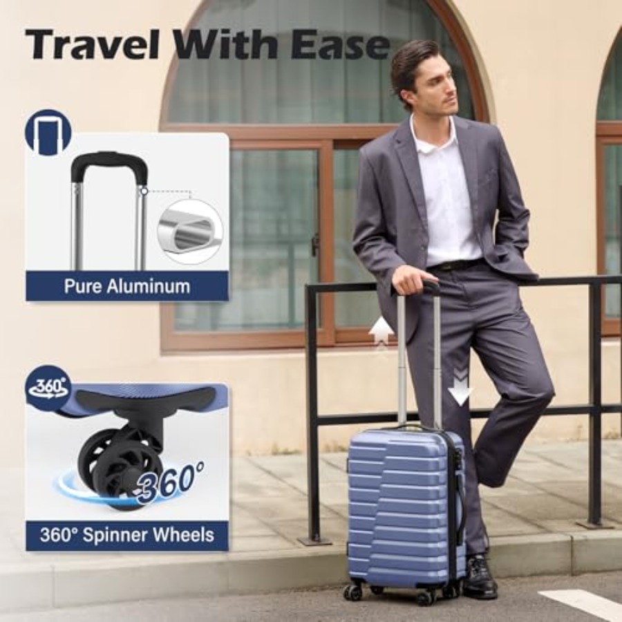 Carry On Luggage Airline Appro - Travel Lock Tsa Approved recensione e prezzo