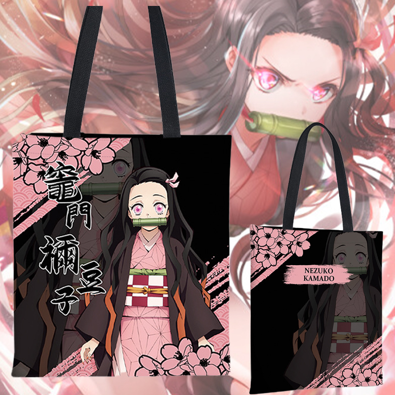 Cute Anime Tote Bag Demon Slay - Travel Accessories For Japan recensione e prezzo