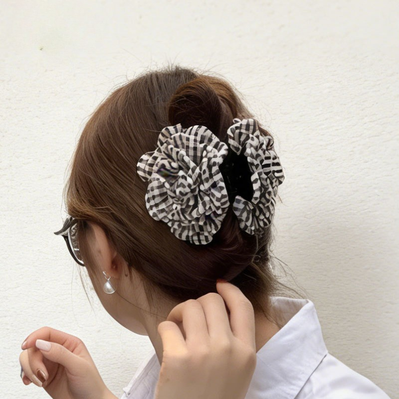 Luxury Houndstooth Flower Hair - Travel Accessories Girls recensione e prezzo