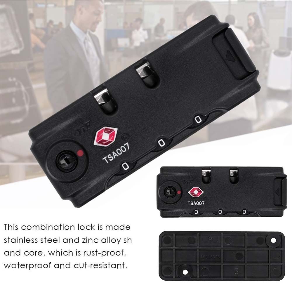 TSA 3 Digit Password Lock  Sec - Travel Lock Tsa Approved recensione e prezzo
