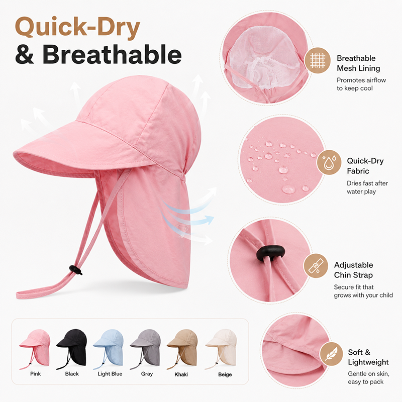 Quick Dry Baby Hats Summer Thi - Travel Accessories Girls recensione e prezzo