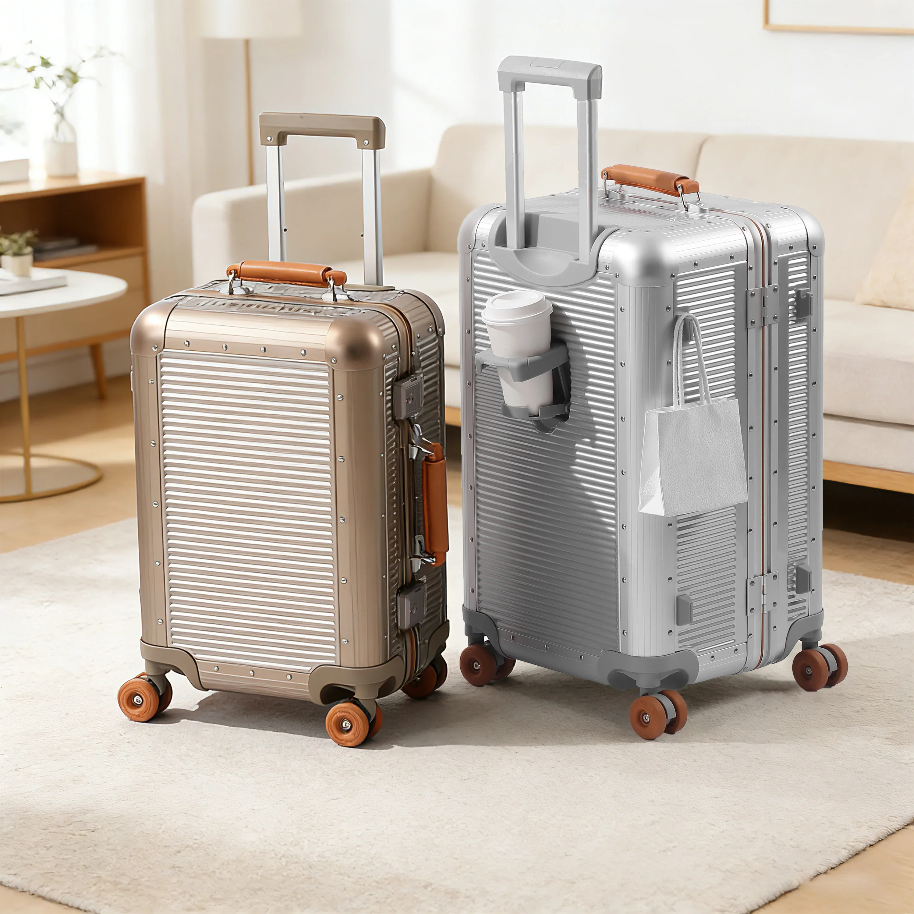 Aluminum Frame PC Luggage 20/2 - Travel Lock Tsa Approved recensione e prezzo