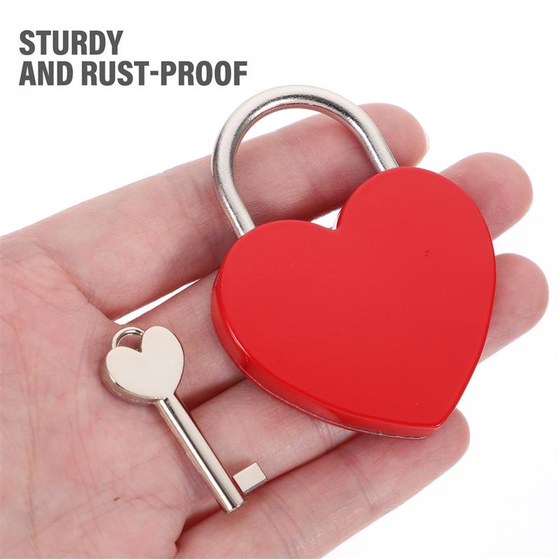 Heart Shape Padlocks Romantic  - Travel Lock Tsa Approved recensione e prezzo