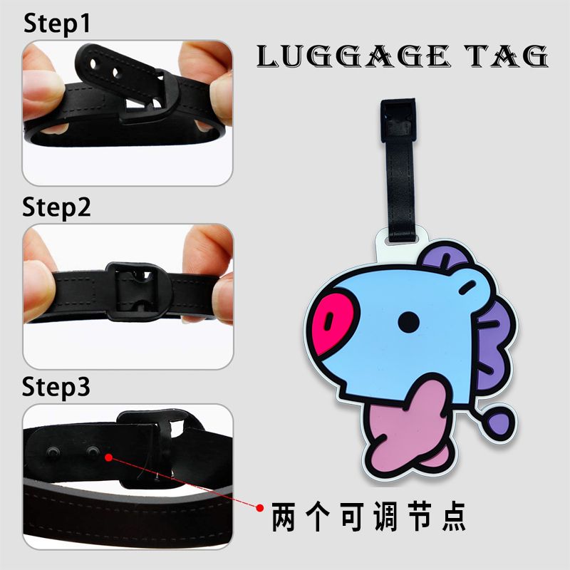 BT21 cartoon cute keychain Kaw - Travel Accessories Sale recensione e prezzo