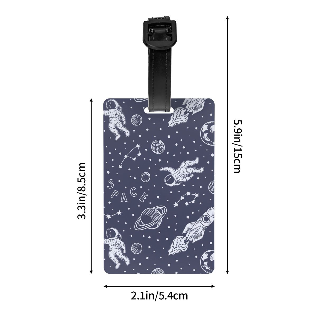 Custom Space And Astronaut Lug - Travel Accessories Sale recensione e prezzo
