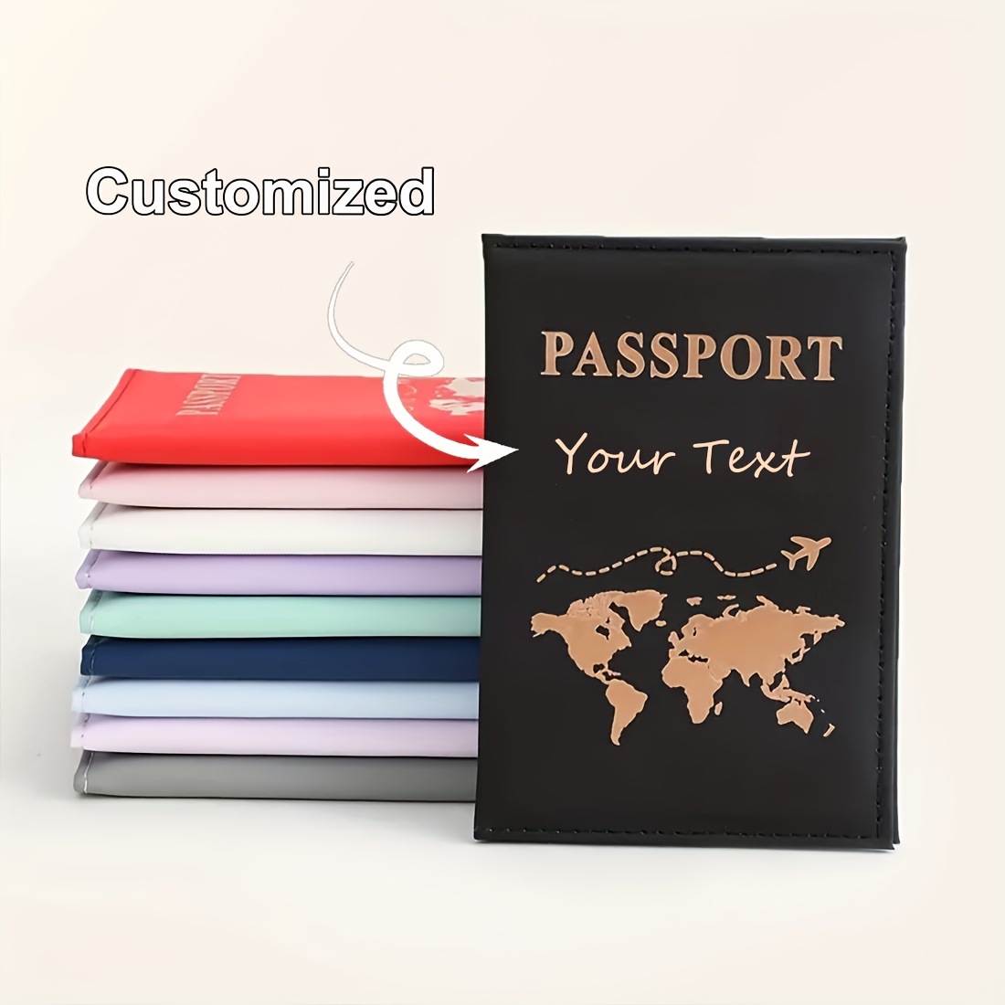 Custom Name World Map Passport - Travel Accessories Passport Holder recensione e prezzo