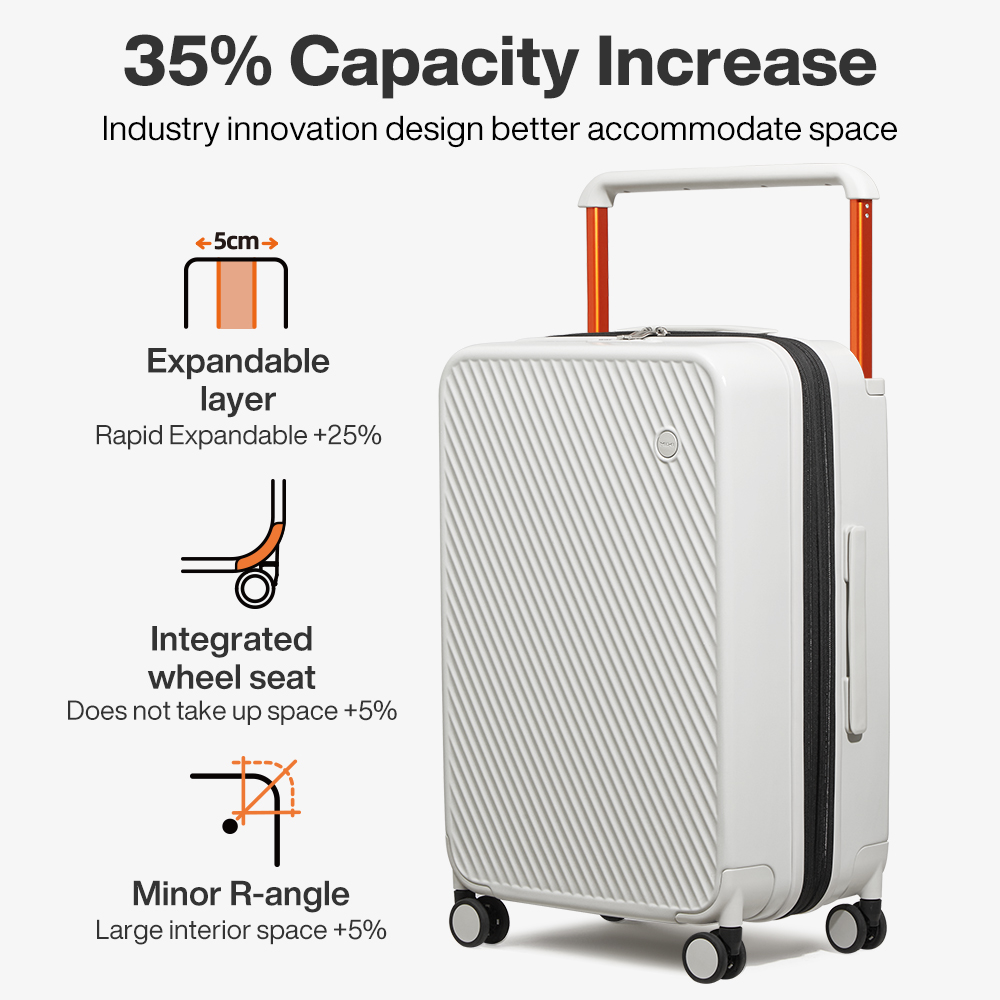 Mixi Expandable Carry On Lugga - Travel Lock Tsa Approved recensione e prezzo