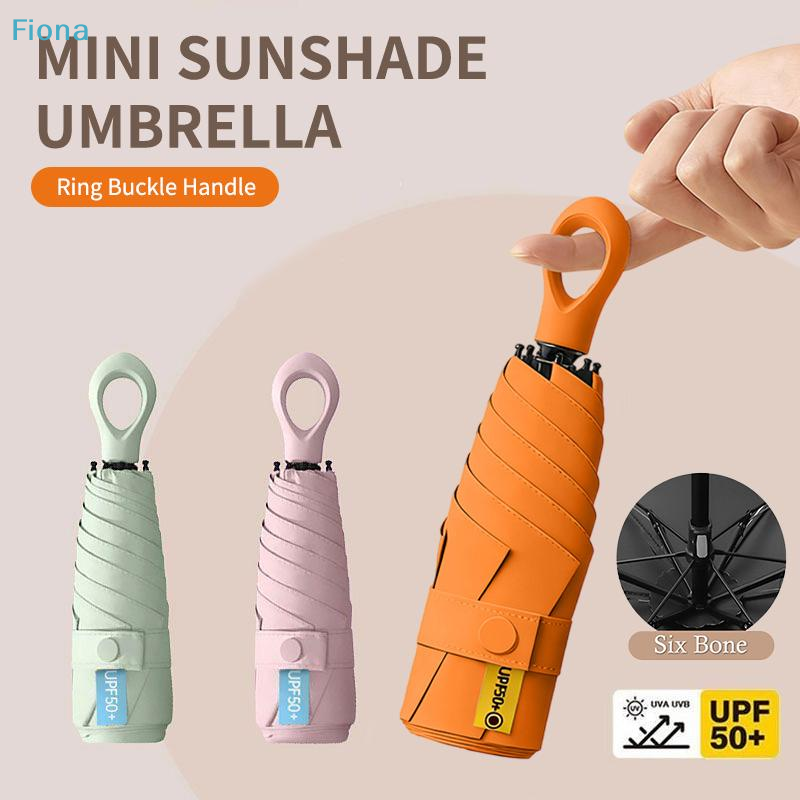 ✔6 Ribs UPF50+ UV Protection F - Travel Umbrella Compact recensione e prezzo