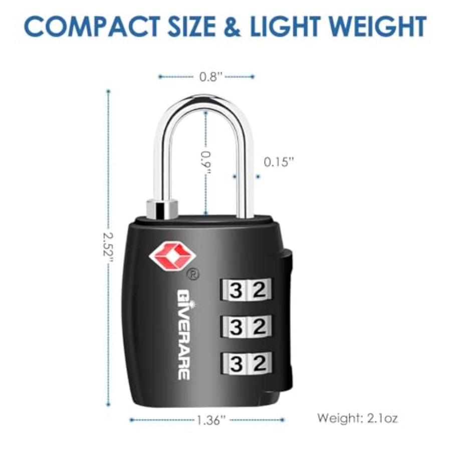 TSA Approved Travel Luggage Lo - Travel Lock Tsa Approved recensione e prezzo