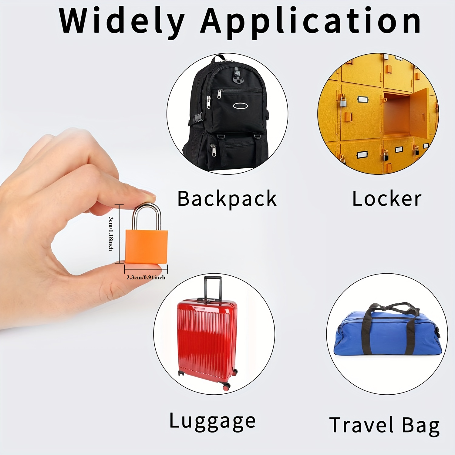 6pcs Suitcase Lock Small Stron - Travel Lock Tsa Approved recensione e prezzo