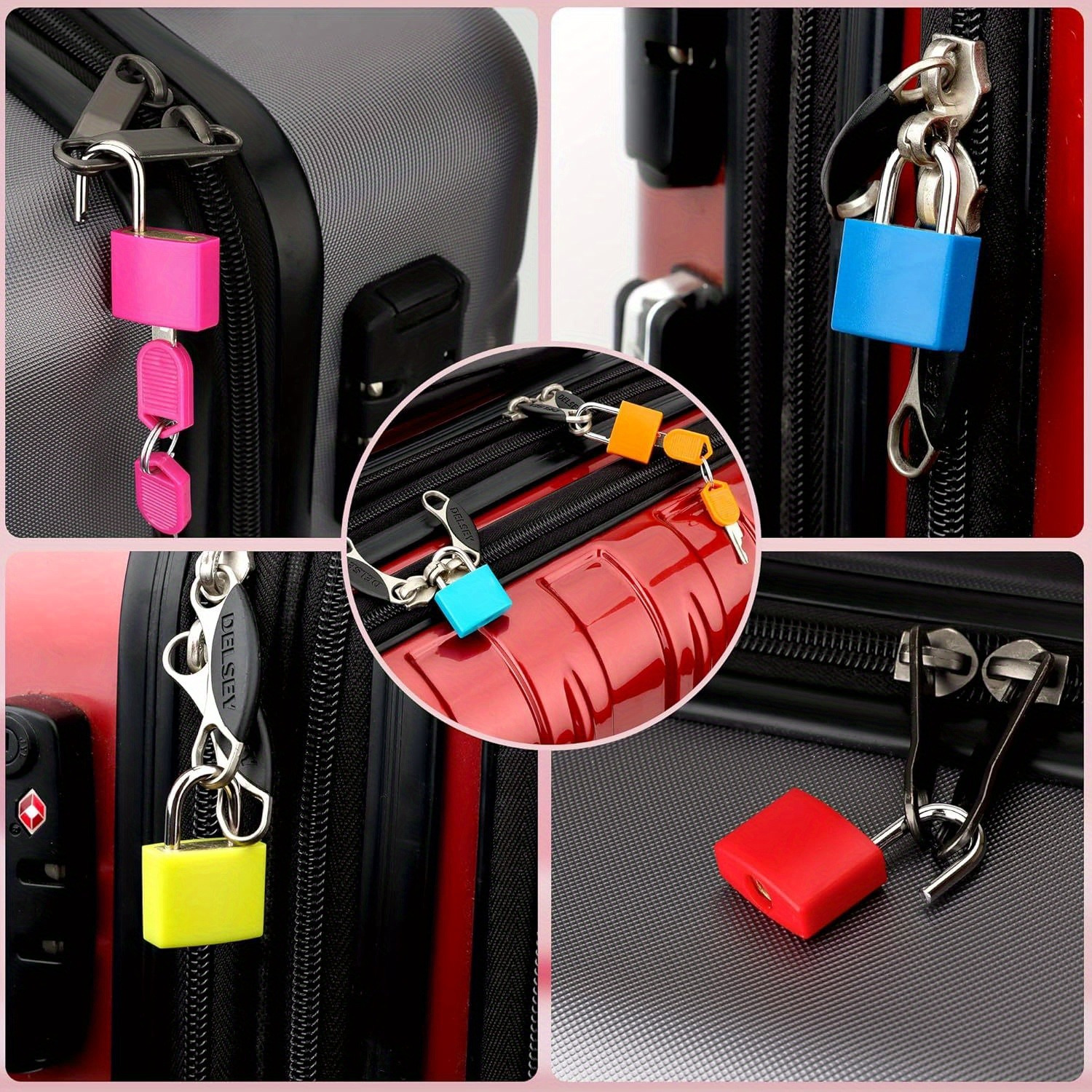 6pcs Suitcase Lock Small Stron - Travel Lock Tsa Approved recensione e prezzo