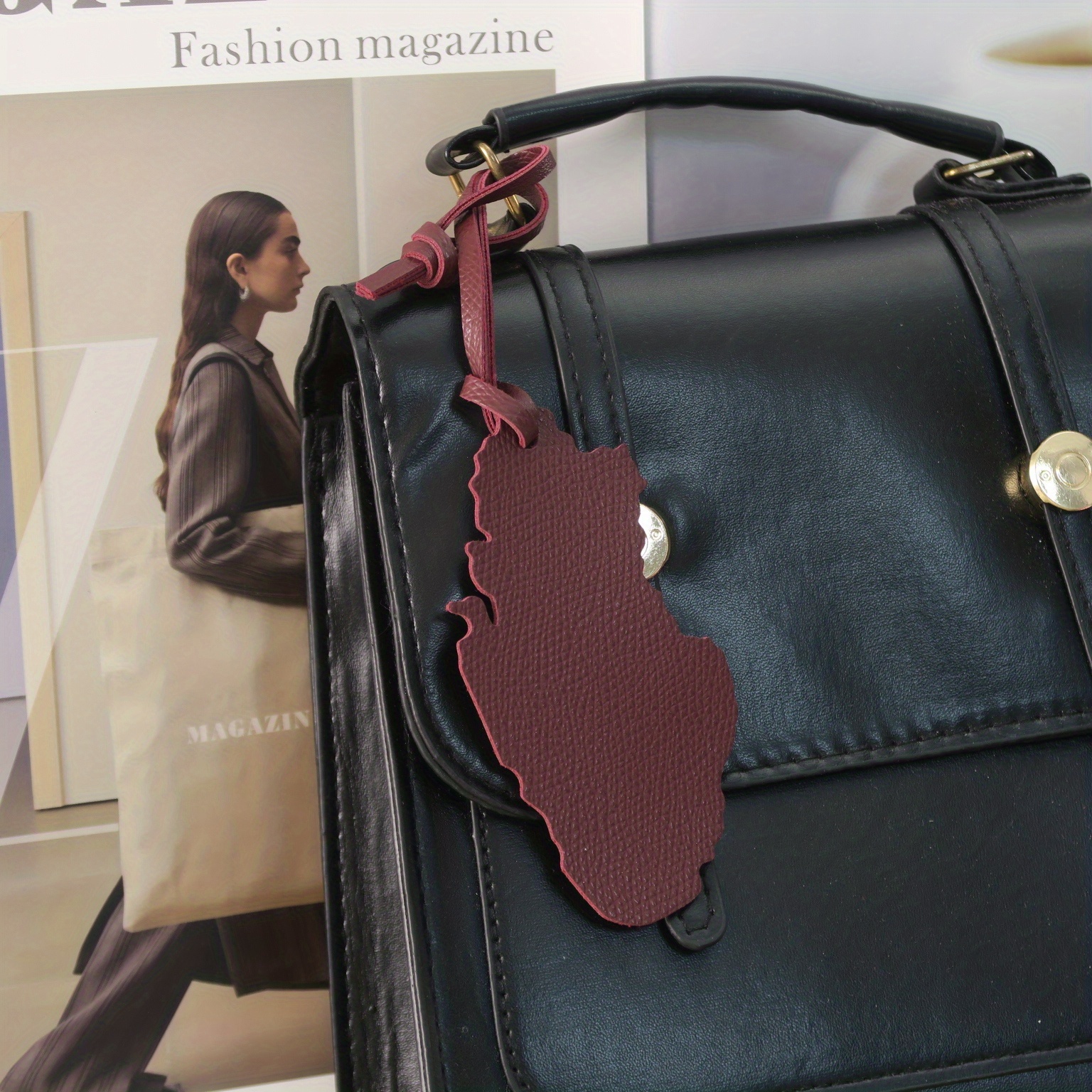 Qatar Map PU Leather Charm - E - Travel Accessories Qatar recensione e prezzo