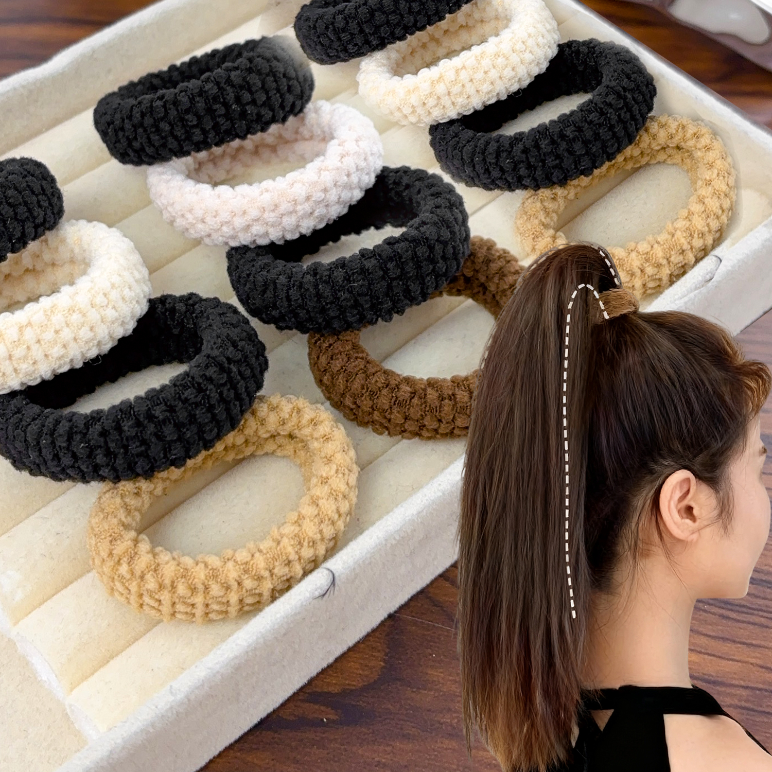 Seamless Hair Ties Thick Elast - Travel Accessories Girls recensione e prezzo