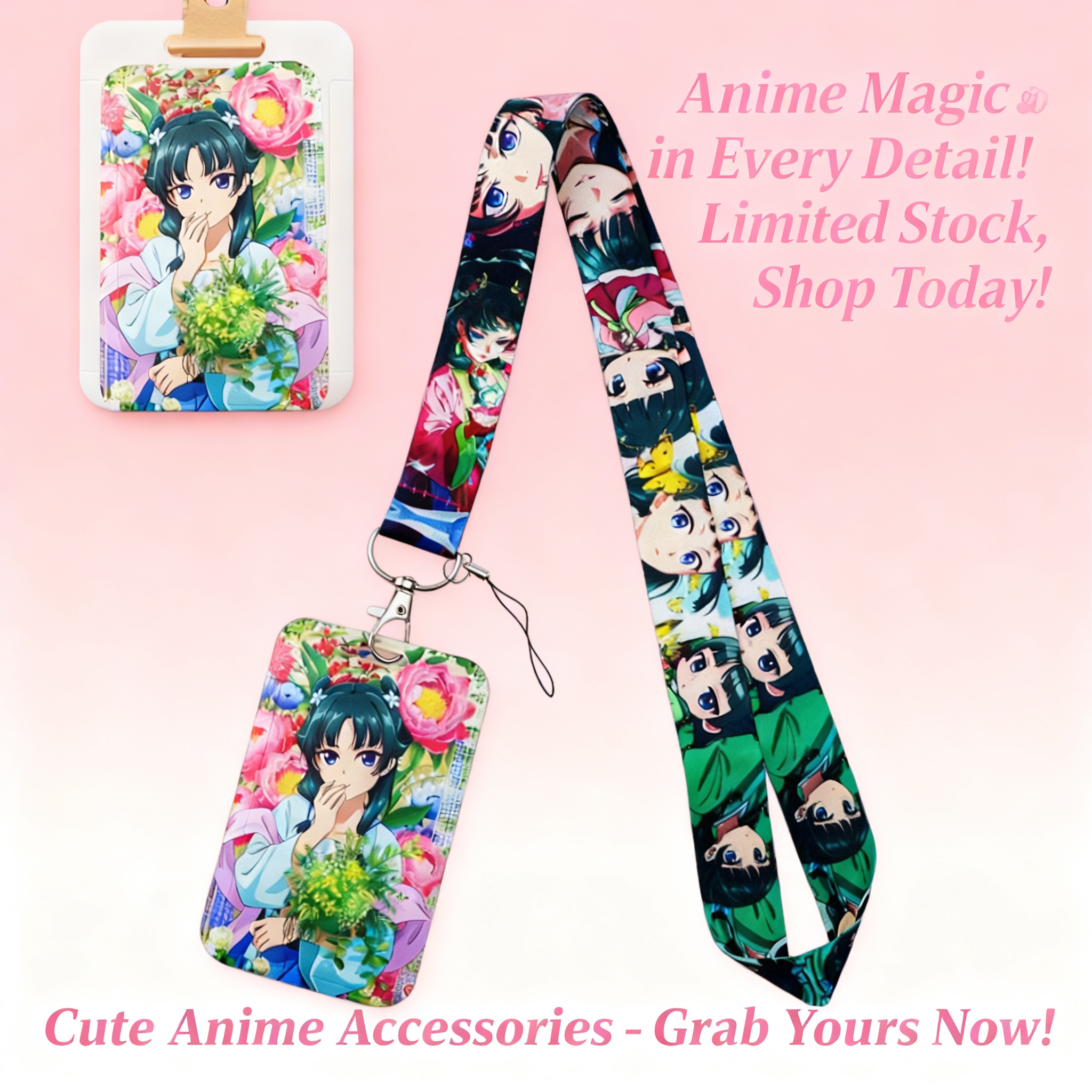 Cute Anime Girl Lanyard Neck S - Travel Accessories Sale recensione e prezzo