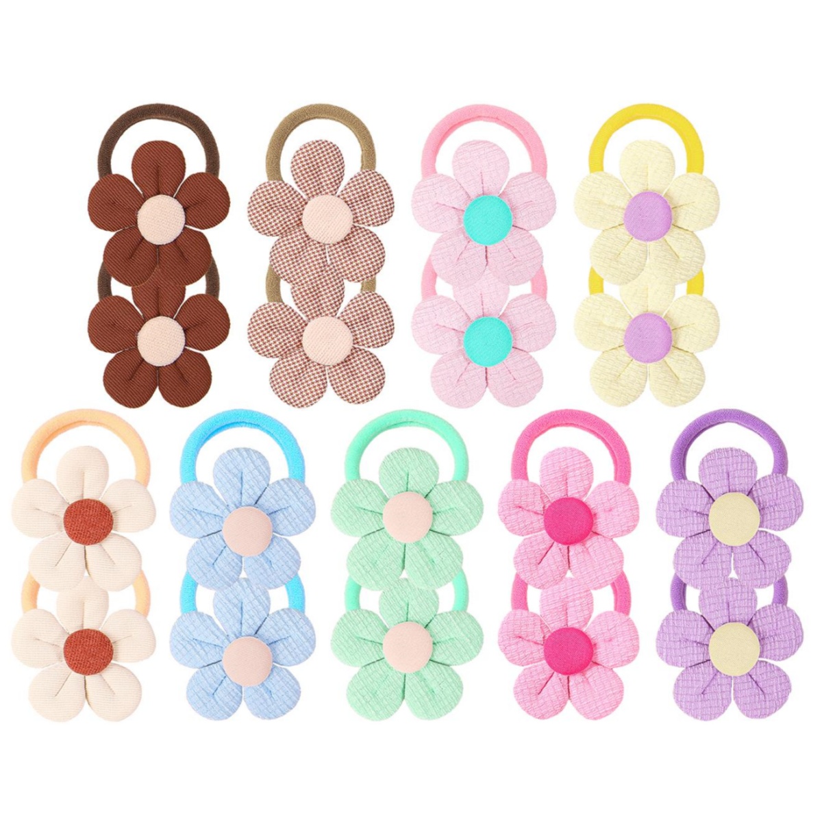 18pcs Sunflower Hair Ties Kids - Travel Accessories Girls recensione e prezzo