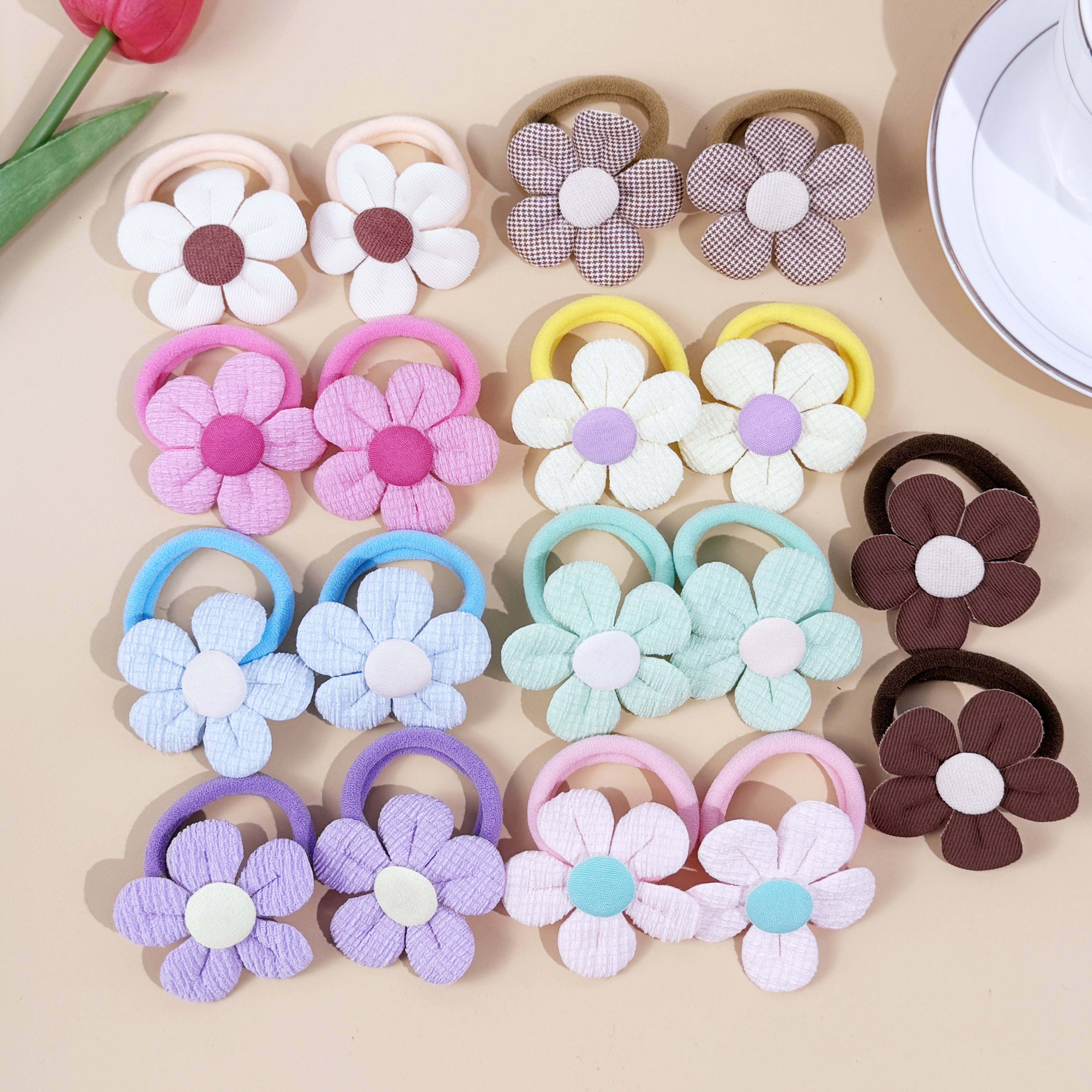 18pcs Sunflower Hair Ties Kids - Travel Accessories Girls recensione e prezzo