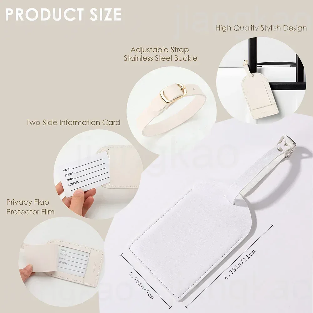 Personalized PU Luggage Tag He - Travel Accessories Sale recensione e prezzo