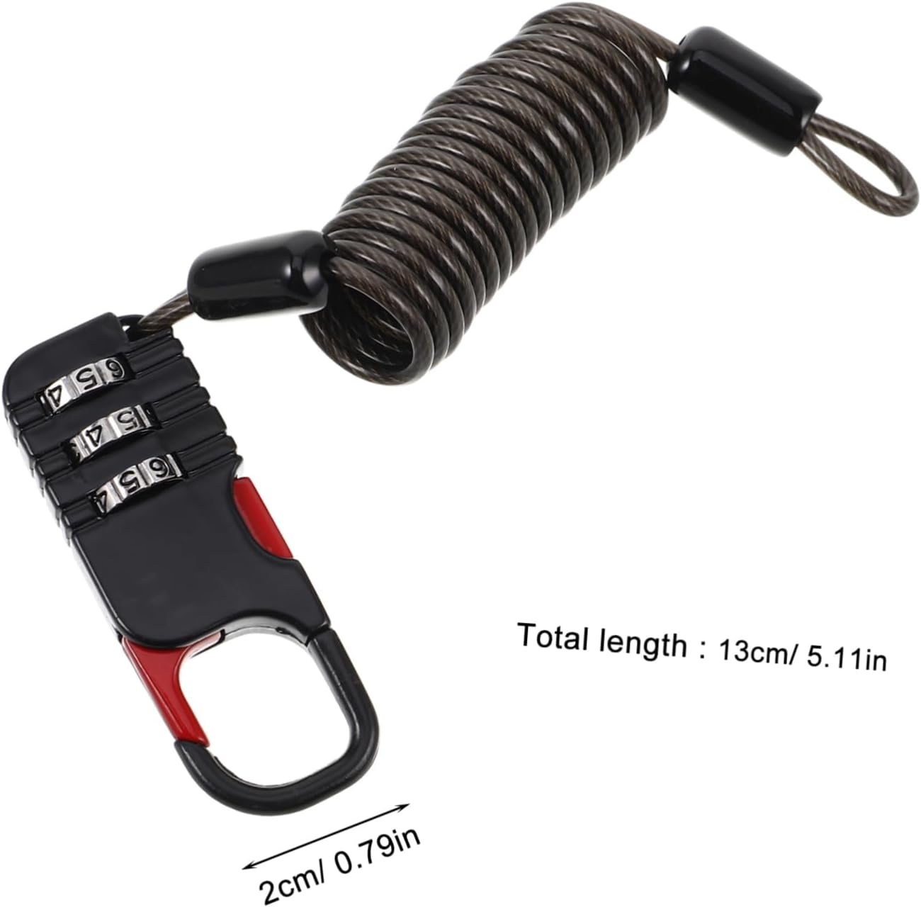 Padlock Dial 3 Digit Wire Lock - Travel Lock Tsa Approved recensione e prezzo