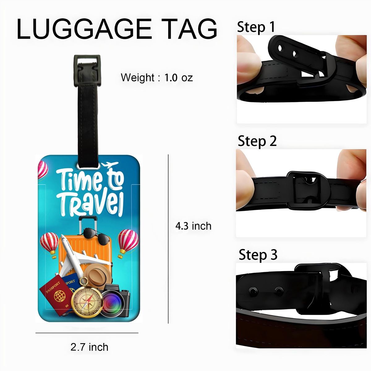 Travel style Luggage Tag Men W - Travel Accessories Sale recensione e prezzo
