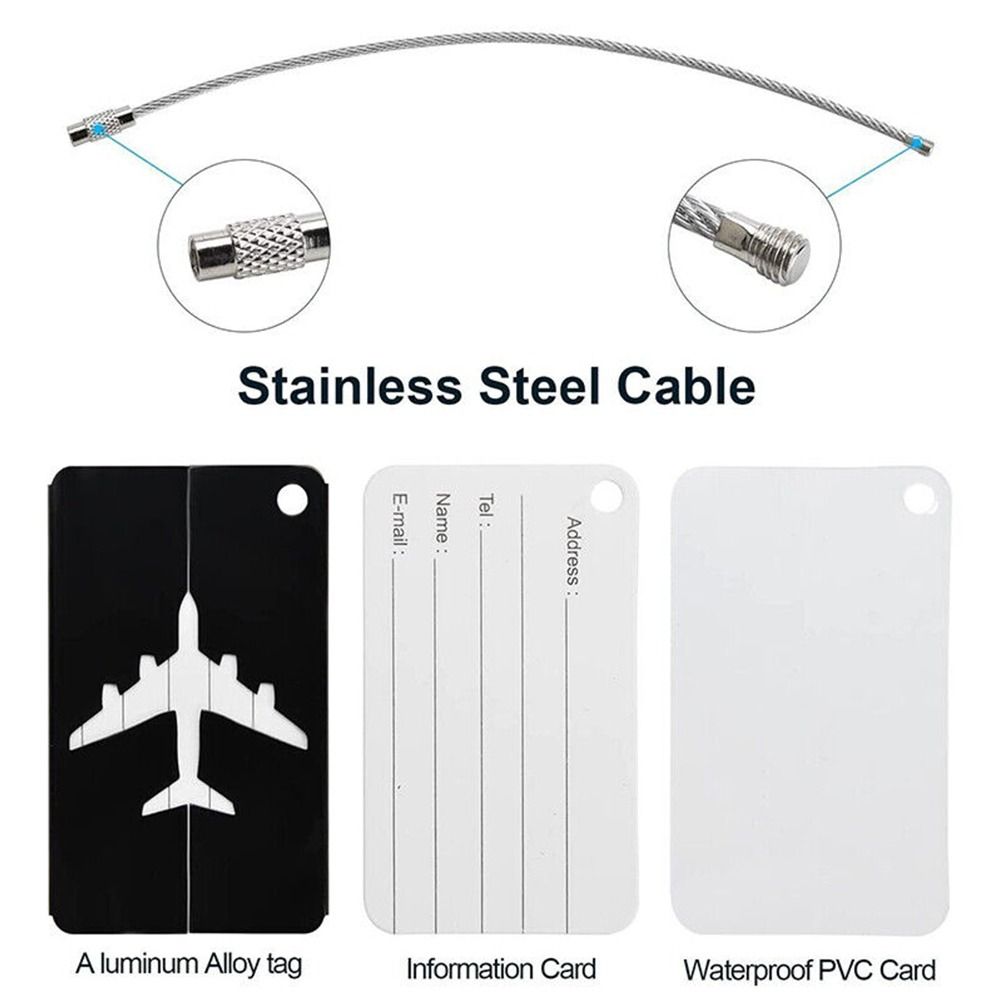 Aluminium Travel Luggage Tags  - Travel Accessories Sale recensione e prezzo
