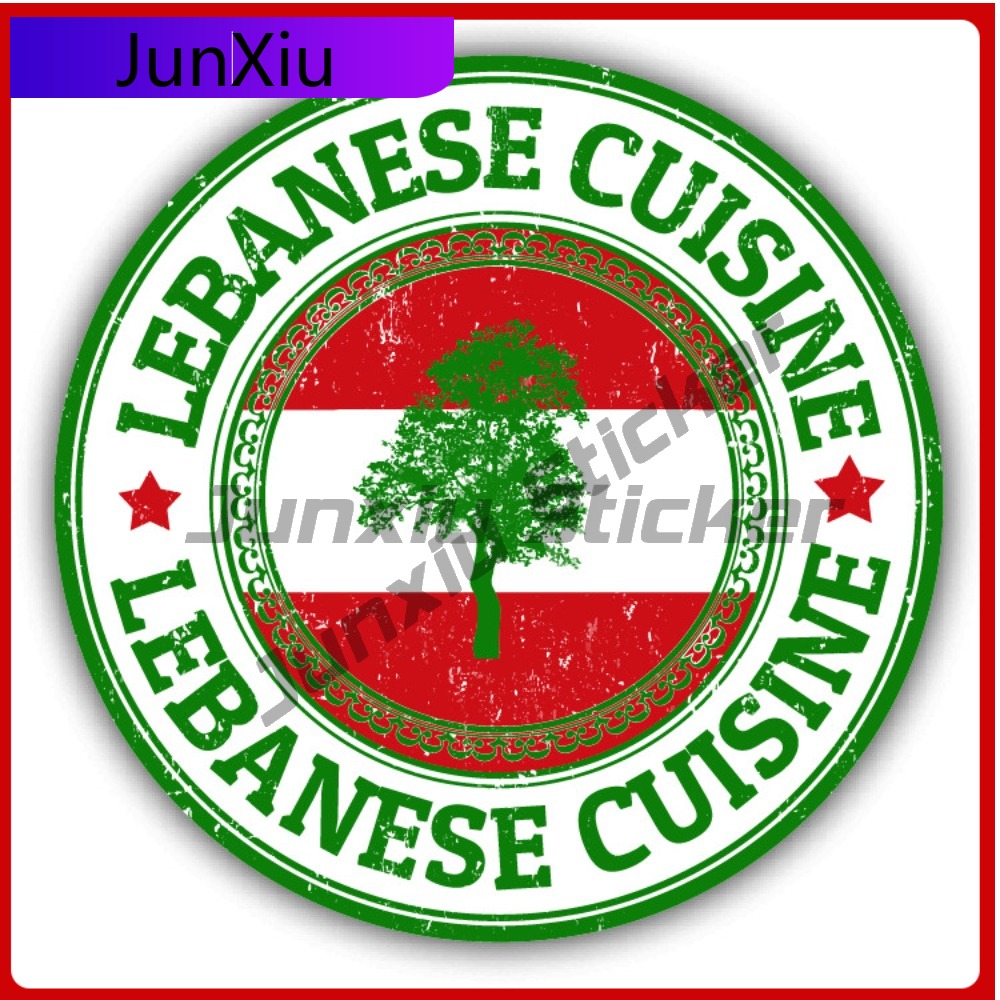Lebanon Flag Creative Sticker  - Travel Accessories Lebanon recensione e prezzo
