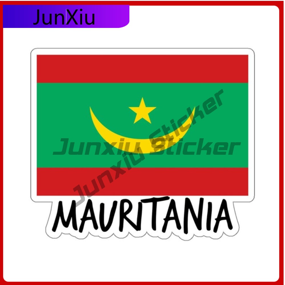 Mauritania Flag Travel Sticker - Travel Accessories Car recensione e prezzo