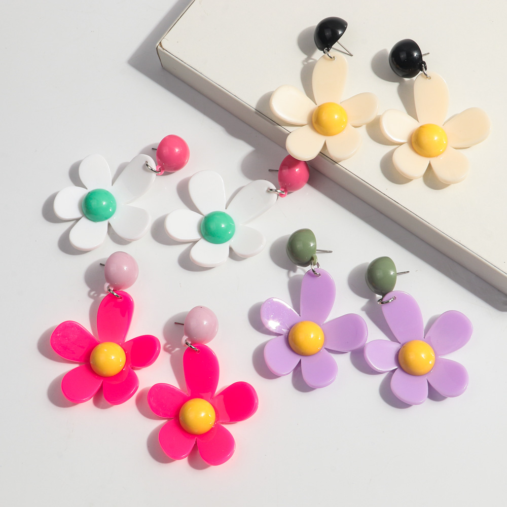 Korean Colorful Acrylic Flower - Travel Accessories Dropshipping recensione e prezzo