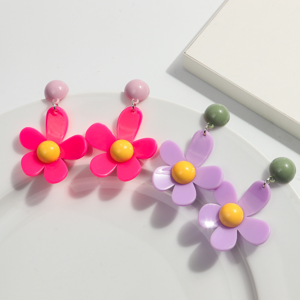 Korean Colorful Acrylic Flower - Travel Accessories Dropshipping recensione e prezzo